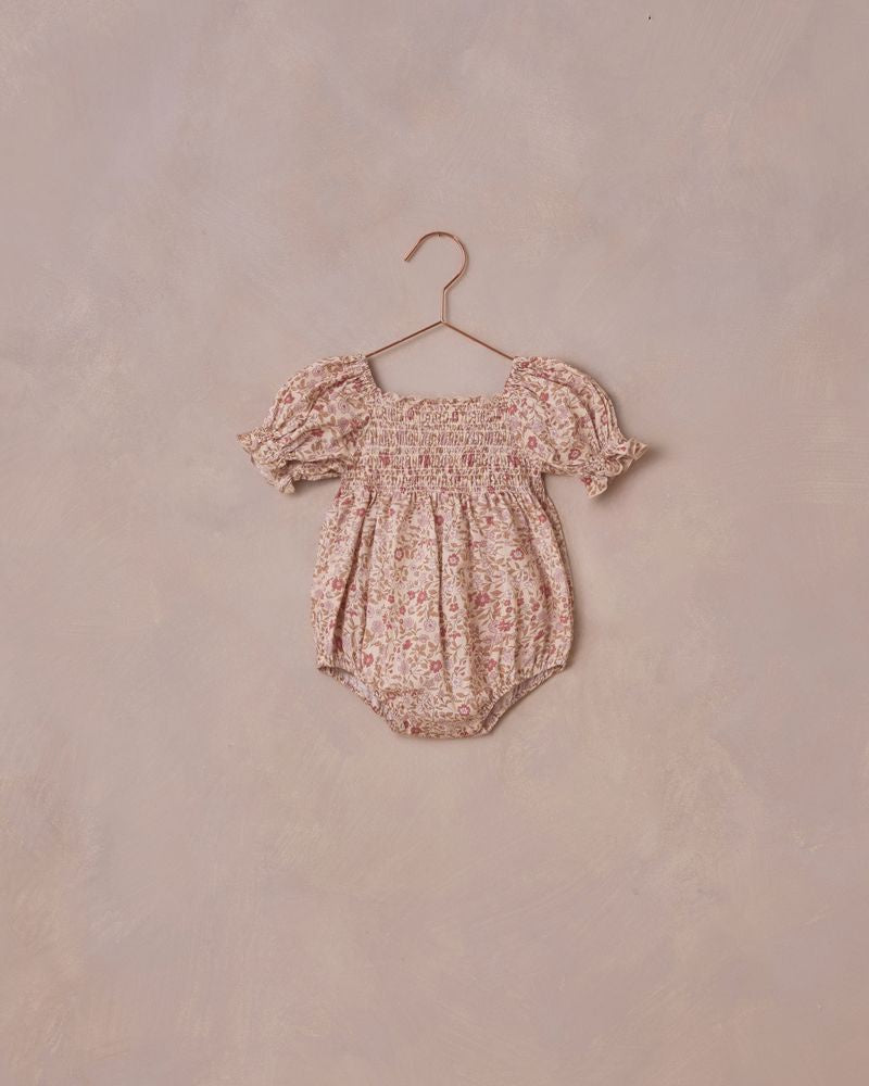 Hazel Romper | Blush Garden  | Noralee