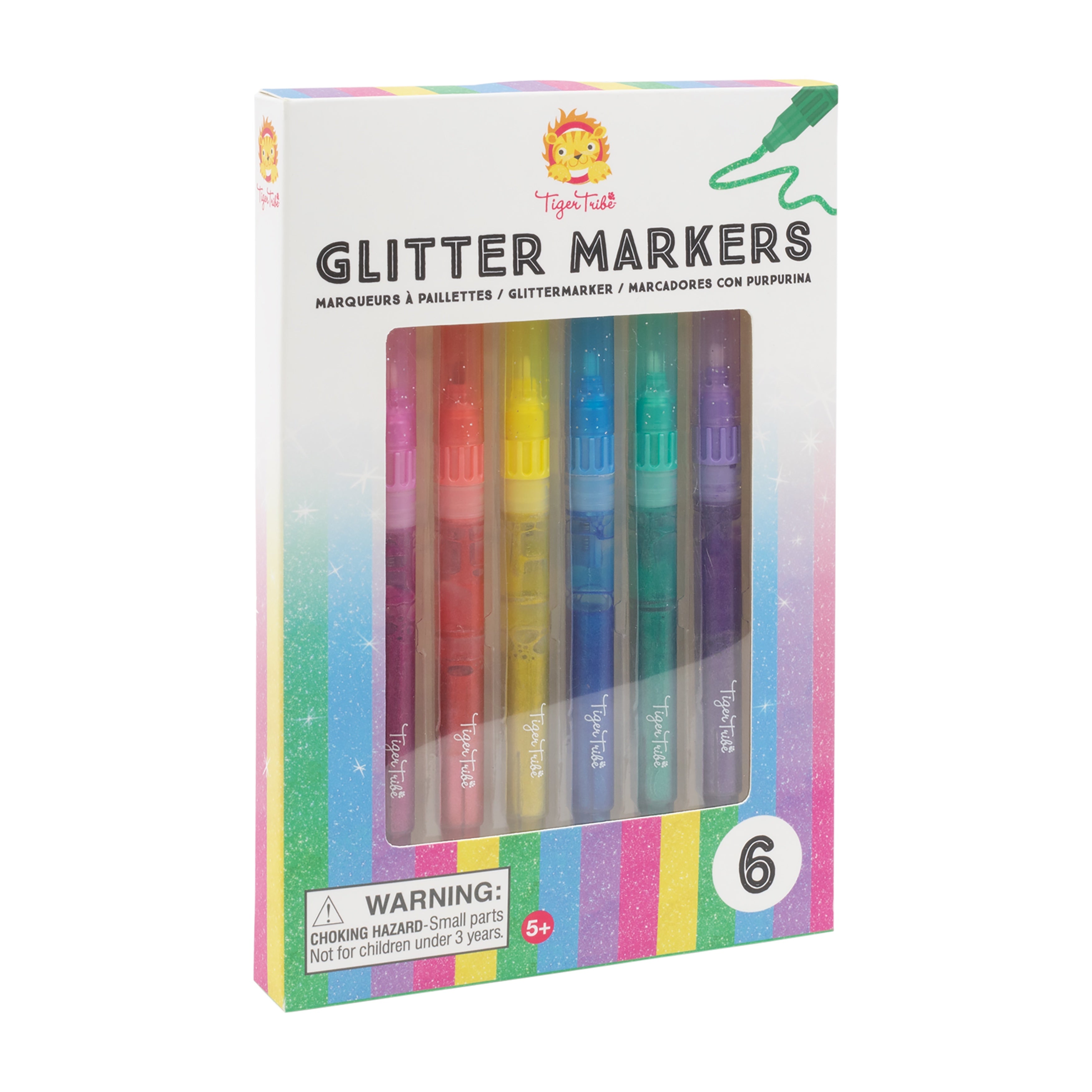 Glitter Markers | Tiger Tribe