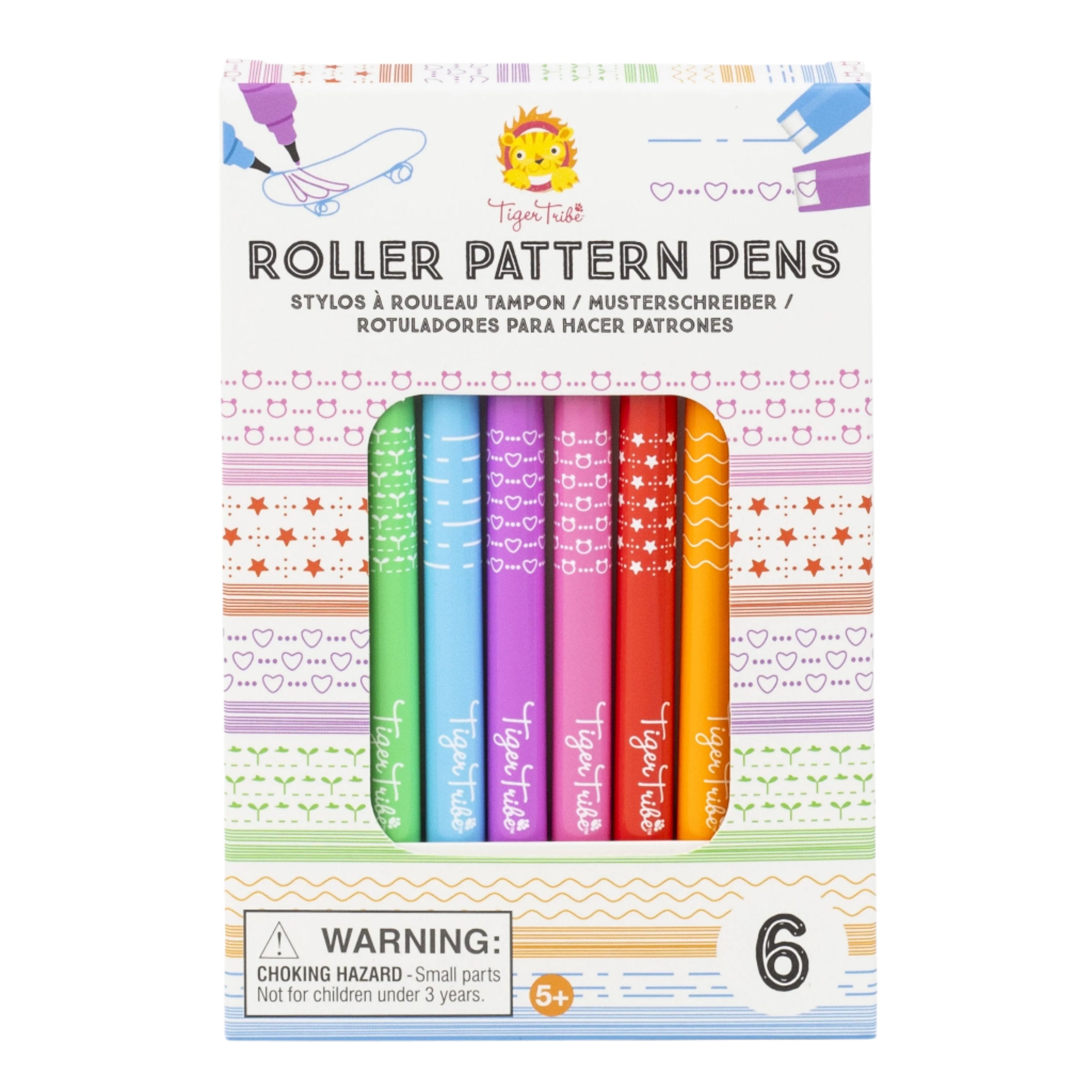 Roller Pattern Pens | Tiger Tribe