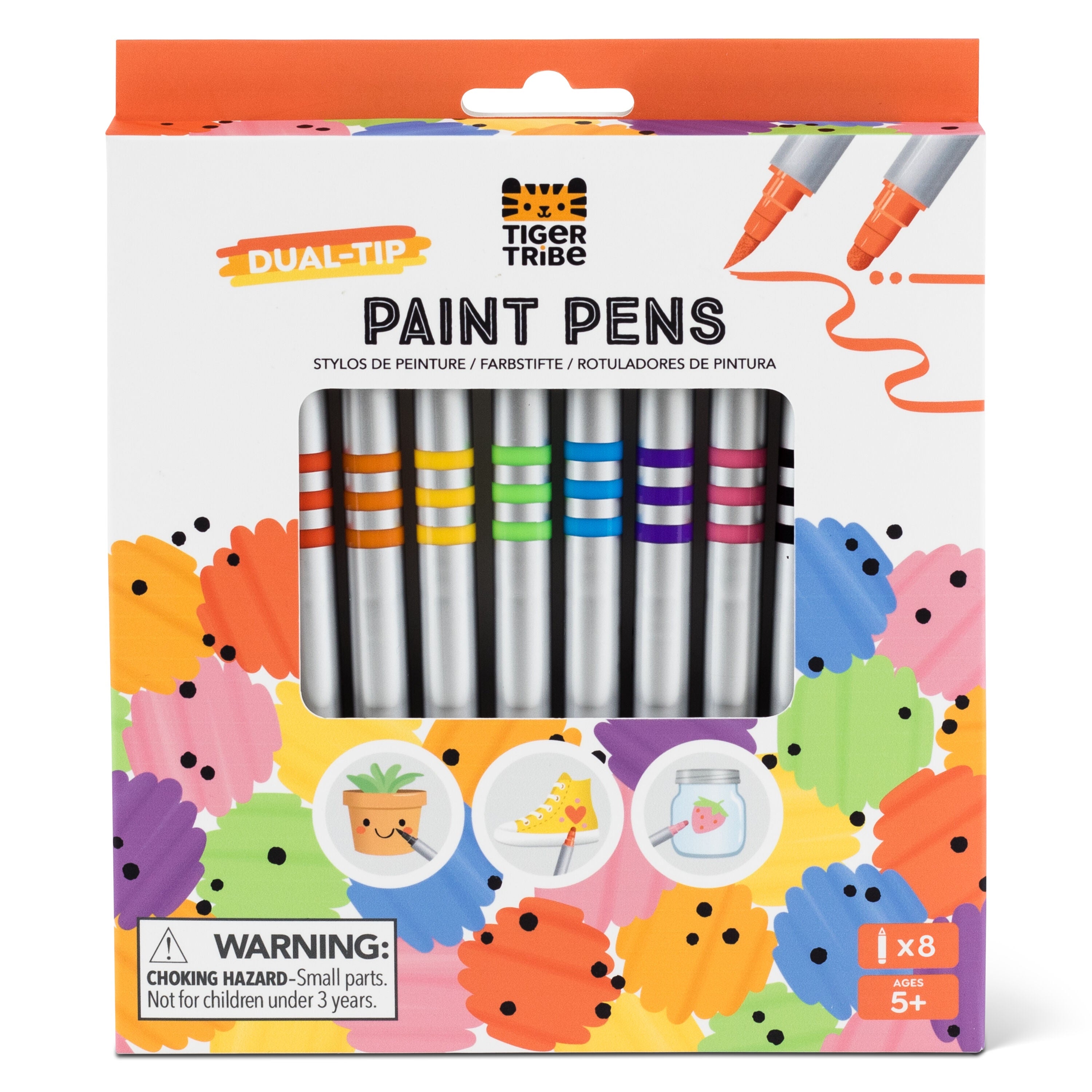 Dual-Tip Paint Pens | Tiger Tribe