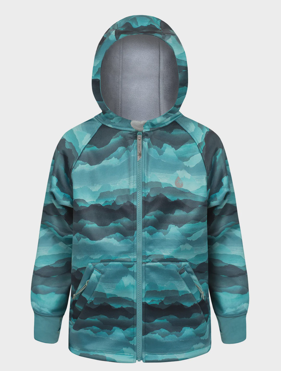 All-Weather Hoodie Colour: Mountain Mist | Therm