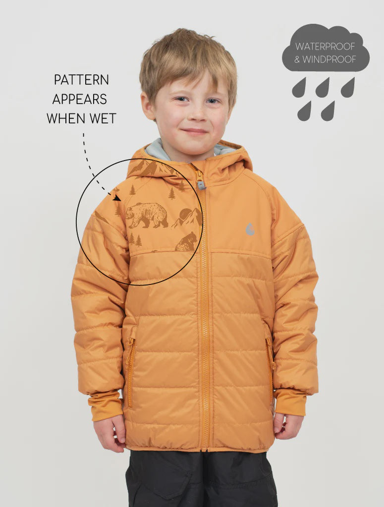 Hydracloud Puffer Jacket - Clay | Waterproof Windproof Eco | Therm
