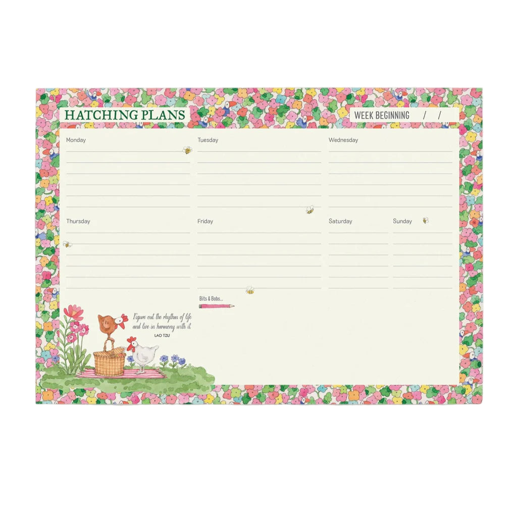 Twigseeds Weekly Desk Planner - A4