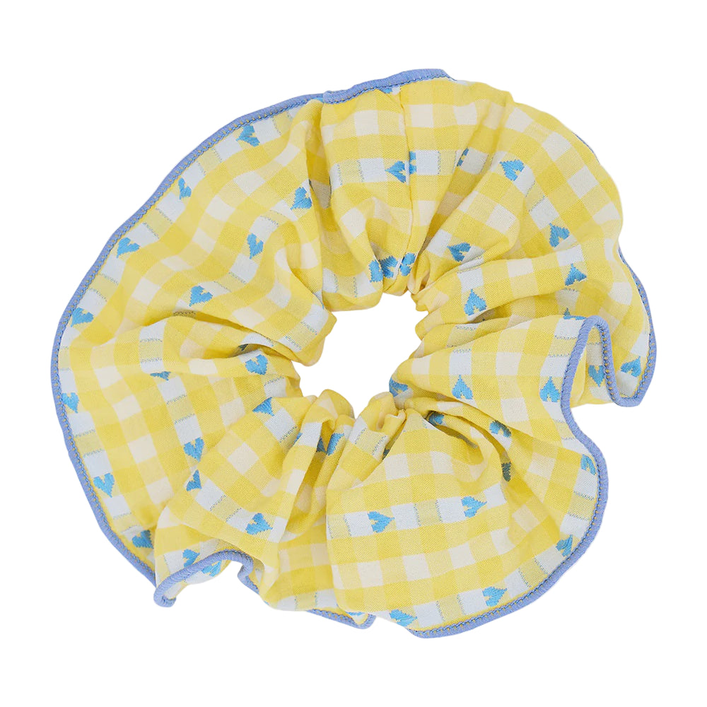 Scrunchie - Yellow Gingham | Tamed