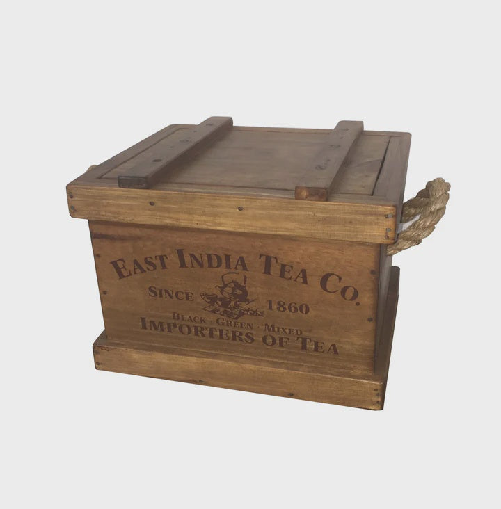 Box With Lid - Tea & Coffee | Blue Goose Imports