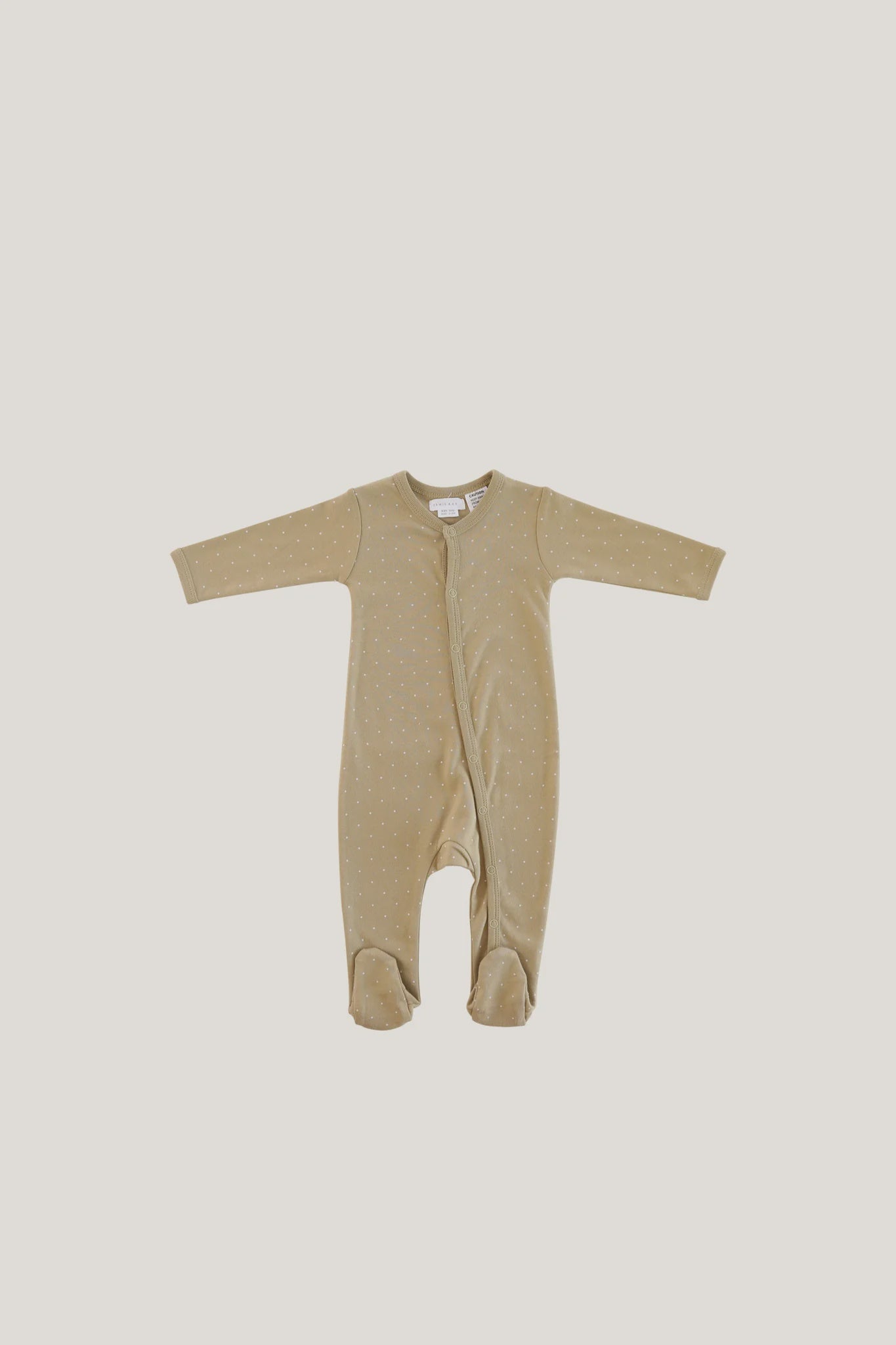 Organic Cotton Onepiece  - Fern Tiny Dot | Jamie Kay