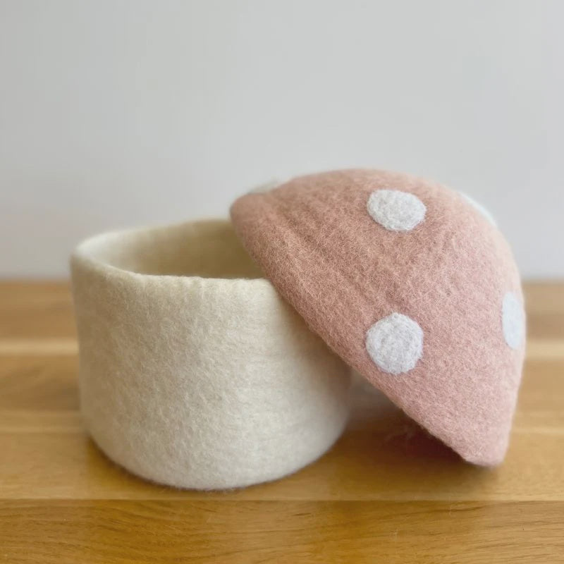 Medium Toadstool Trinket Boxes - Blush  | SHEEP-ish