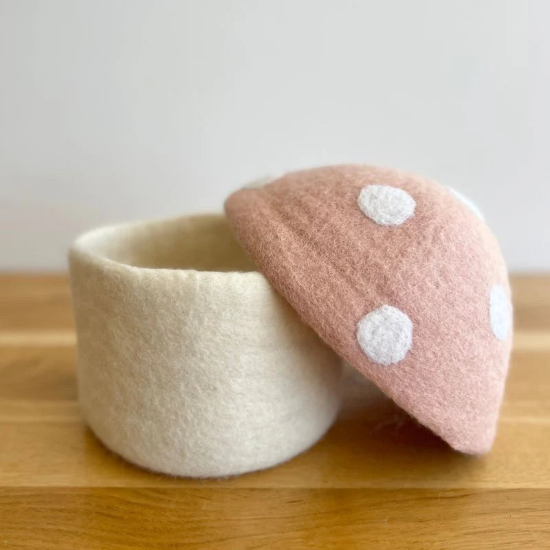 Medium Toadstool Trinket Boxes - Blush  | SHEEP-ish