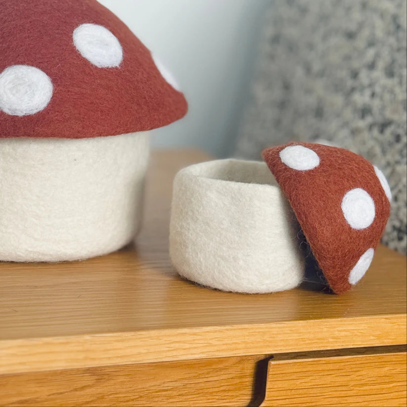 Mini Toadstool Trinket Box - Rust | SHEEP-ish