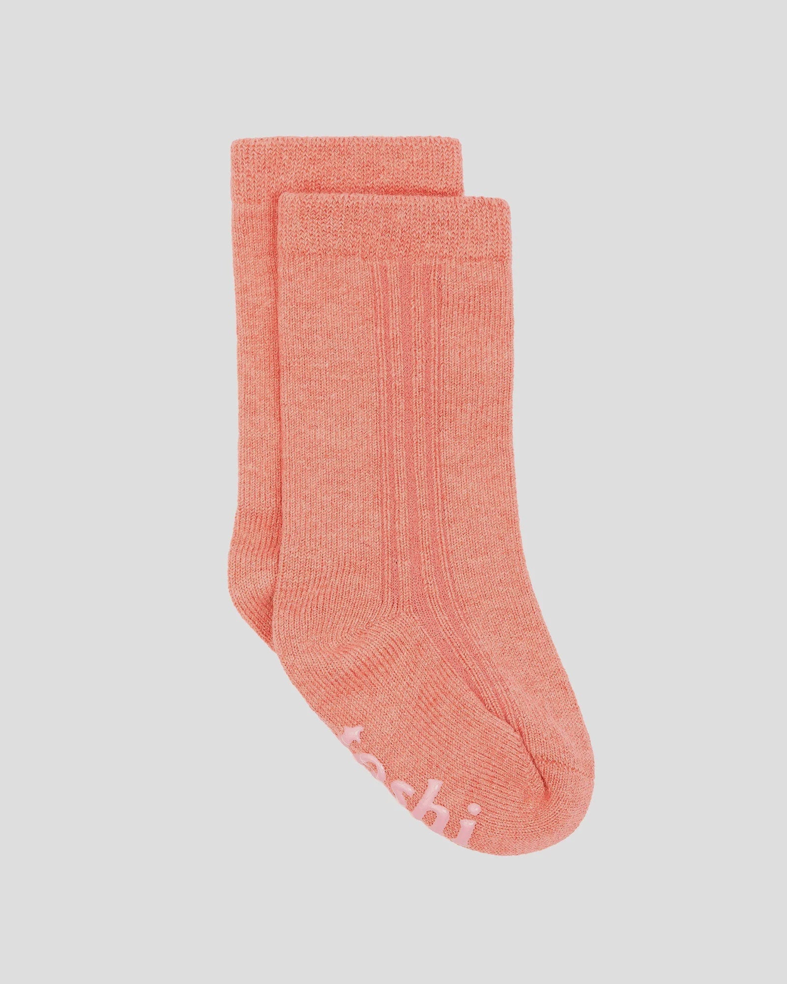 Organic Socks Knee Dreamtime - Coral | Toshi