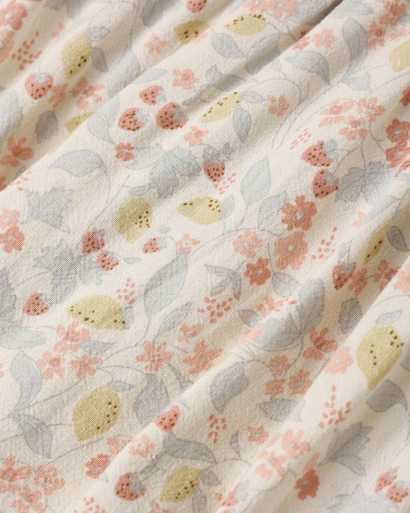Porter Romper || Summer Garden - Ivory | Rylee + Cru