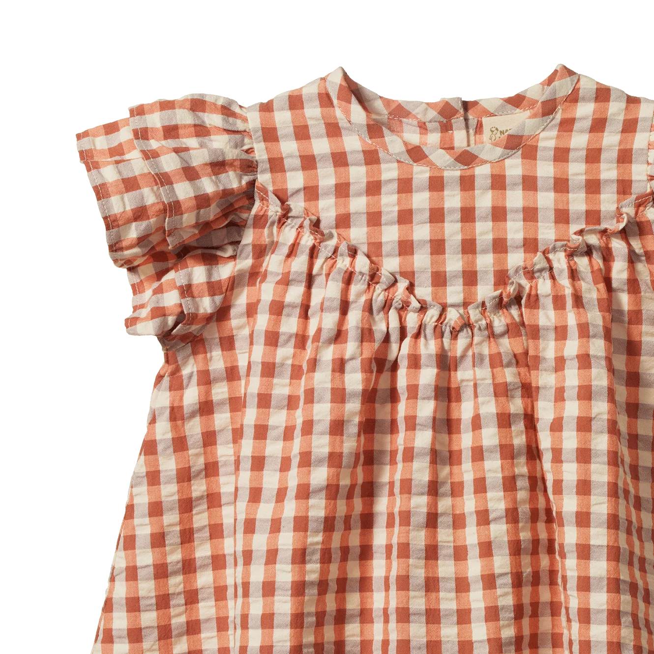 UNA DRESS - Dandelion Gingham | Nature Baby