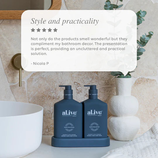 Wash & Lotion Duo - Coconut & Wild Orange | Al.ive