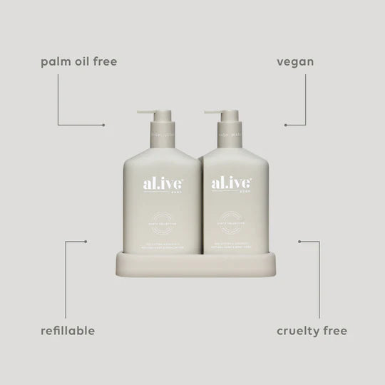 Wash & Lotion Duo - Sea Cotton & Coconut | Al.ive