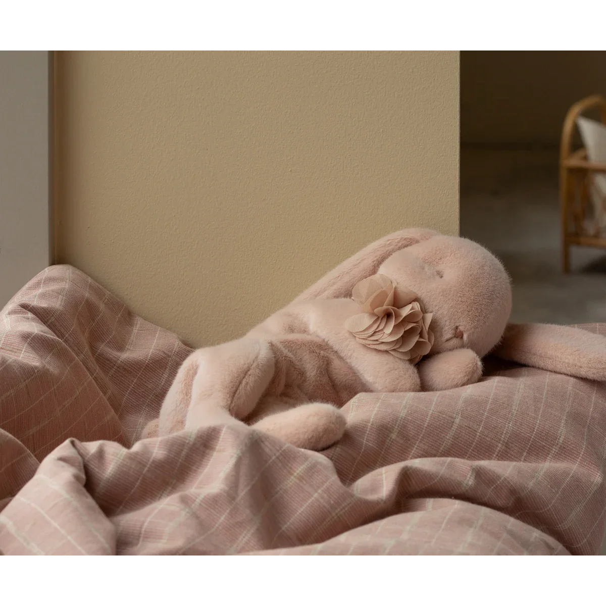 Sleeping Bunny Plush Small - Powder | Maileg