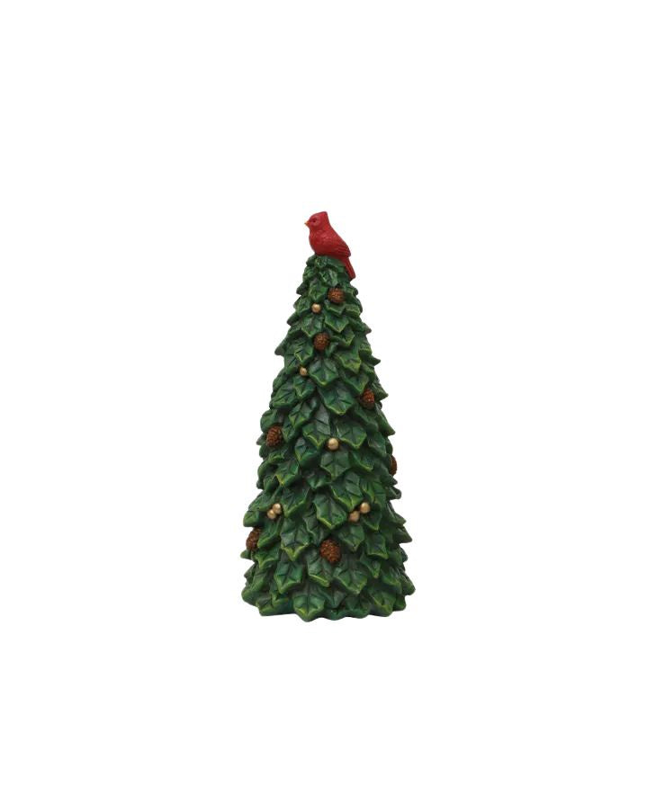 Tree with Pinecones & Bird | French Country