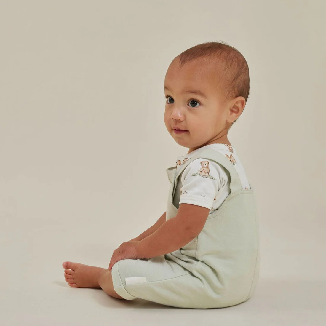 Sage Chambray Overalls | Aster & Oak