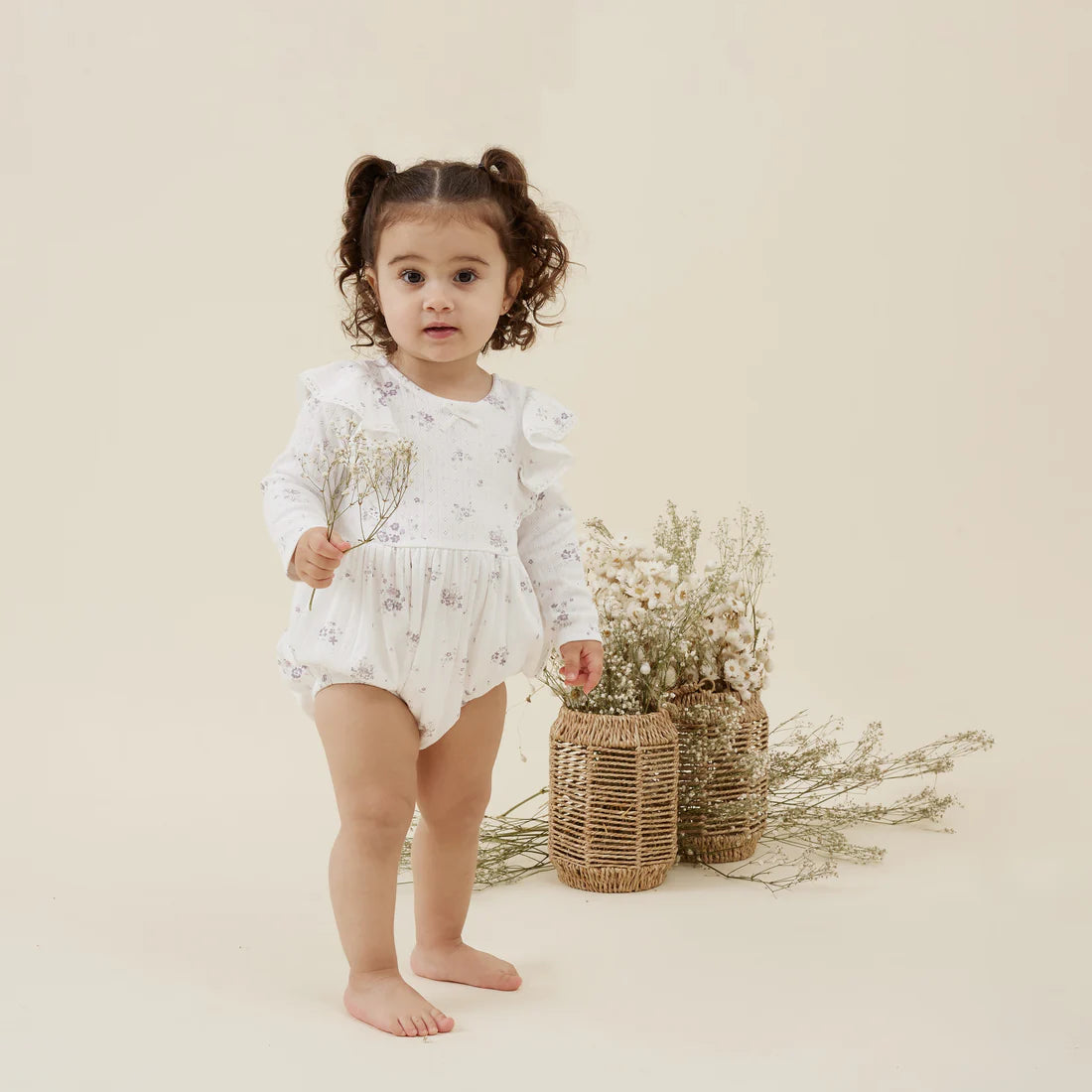 Grace Floral Bubble Romper | Aster & Oak