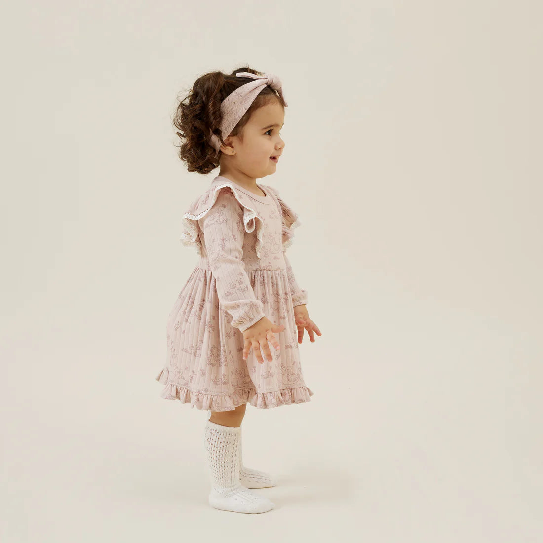 Duck Family Ruffle Dress | Aster & Oak