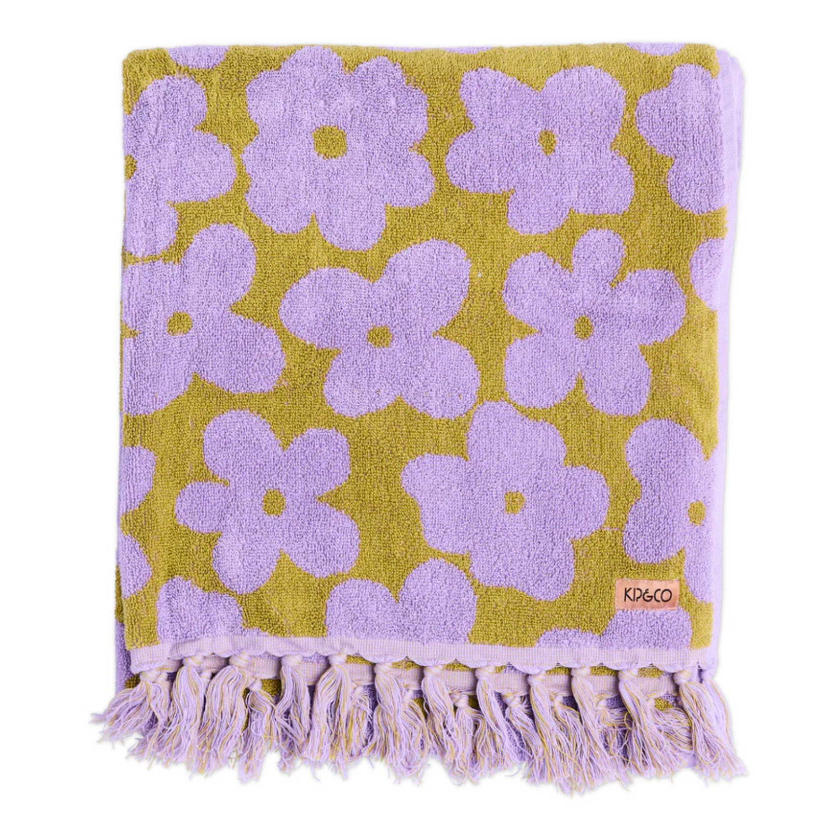 Big Flower Terry Bath Sheet | Kip & Co