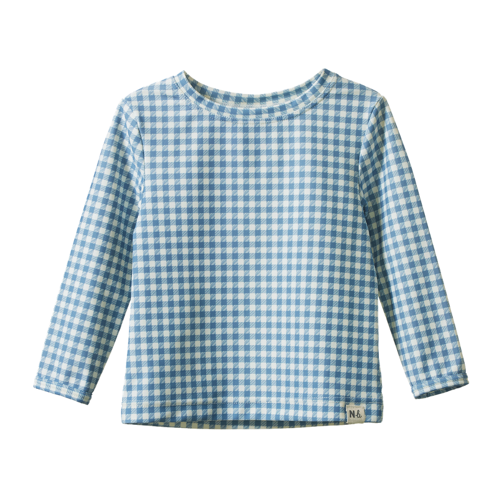 SPLASH TOP - Blue Gingham | Nature Baby