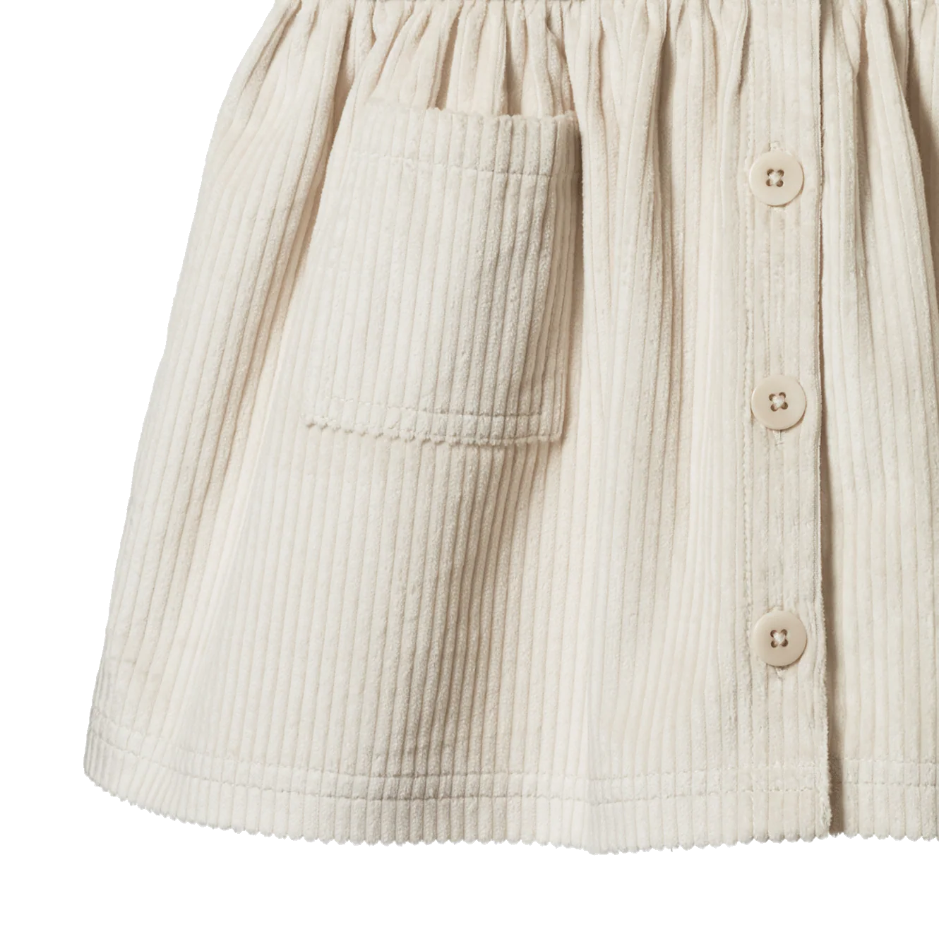 WILLA PINAFORE - Ecru | Nature Baby