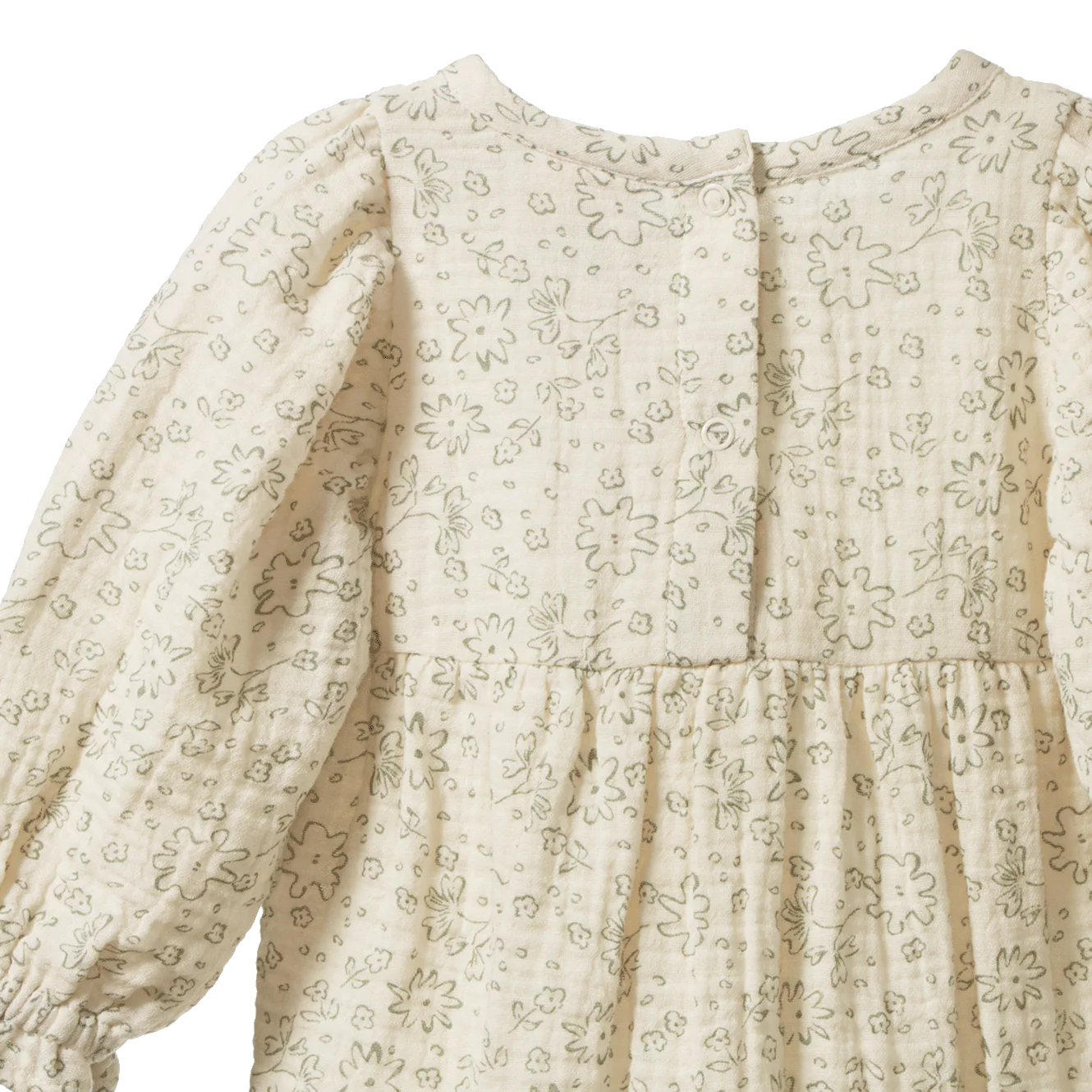 WILLOW BODYSUIT MUSLIN - Bloomsbury Print | Nature Baby