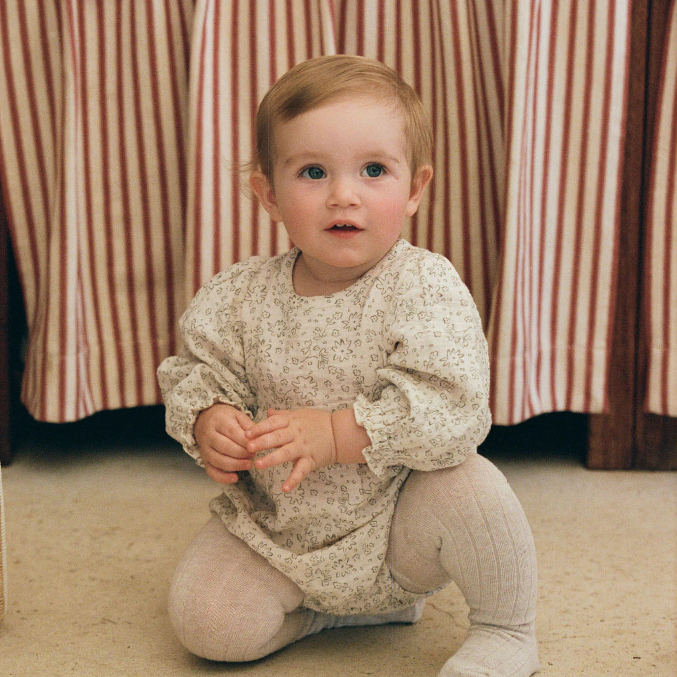 WILLOW BODYSUIT MUSLIN - Bloomsbury Print | Nature Baby