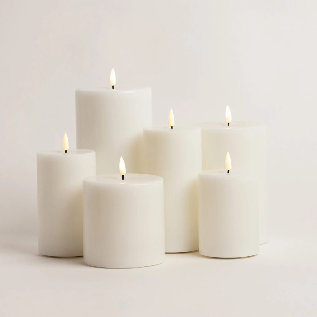Rechargeable Pillar LED Candle - Medium | Stellar Haus