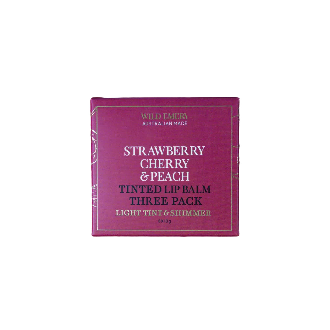 Tinted Lip Balm Three Pack | Wild Emery