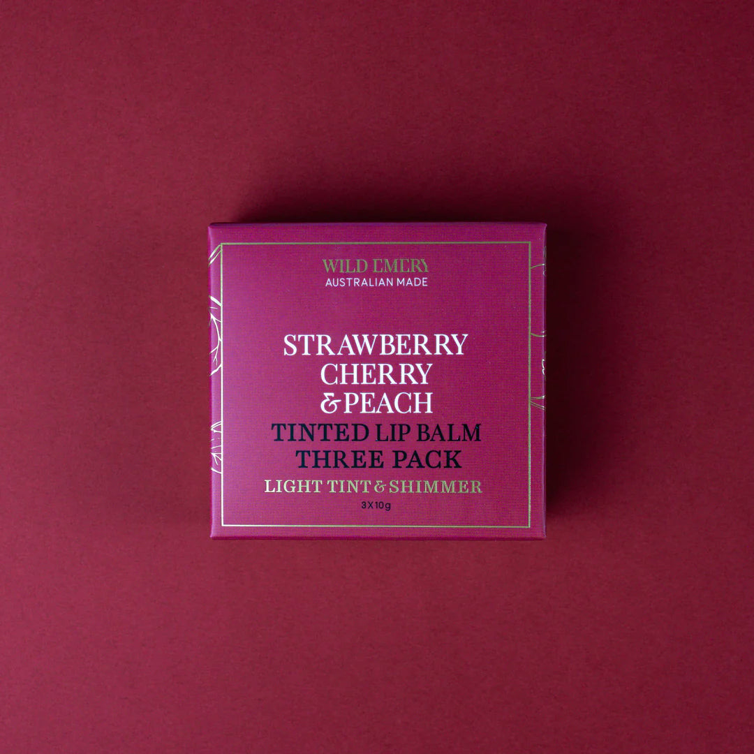 Tinted Lip Balm Three Pack | Wild Emery