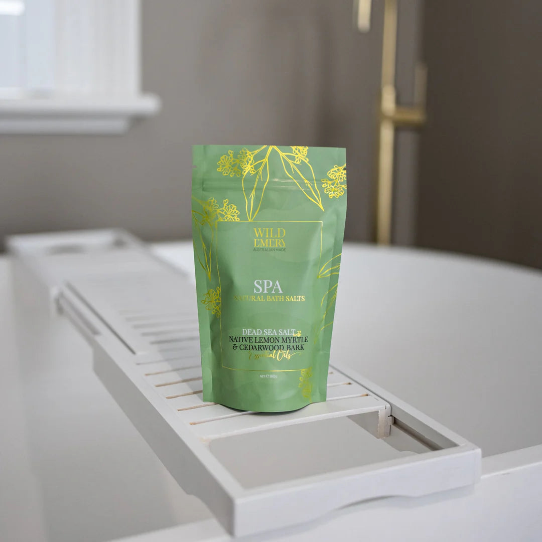 Natural Bath Salts - Spa - 180g | Wild Emery