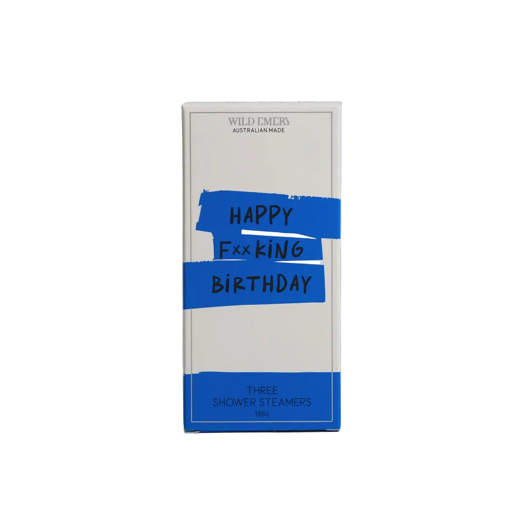 Happy F**king Birthday - Shower Steamer 3 Pack  | Wild Emery