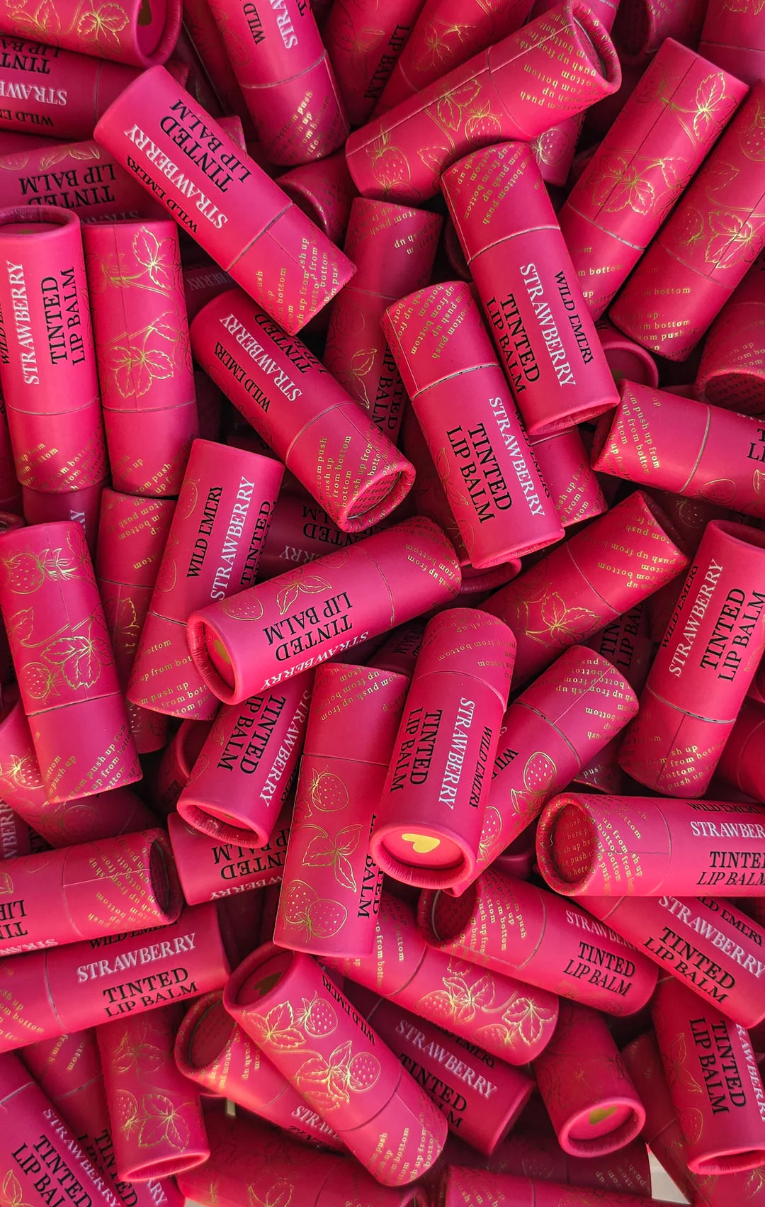 Strawberry Tinted Lip Balm | Wild Emery
