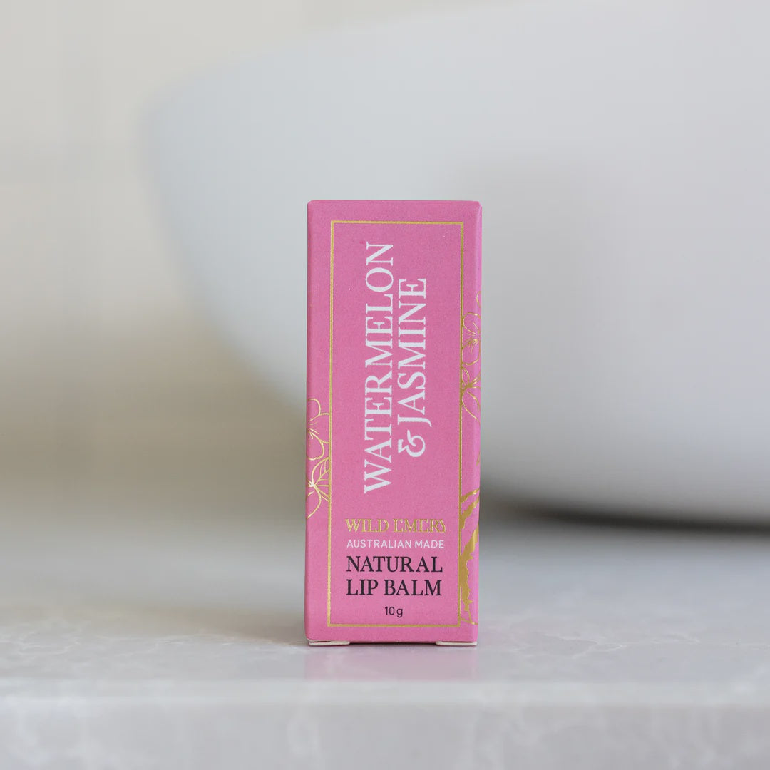 Watermelon & Jasmine Natural Lip Balm | Wild Emery