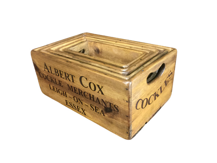 Box with Hole Handles | Blue Goose Imports