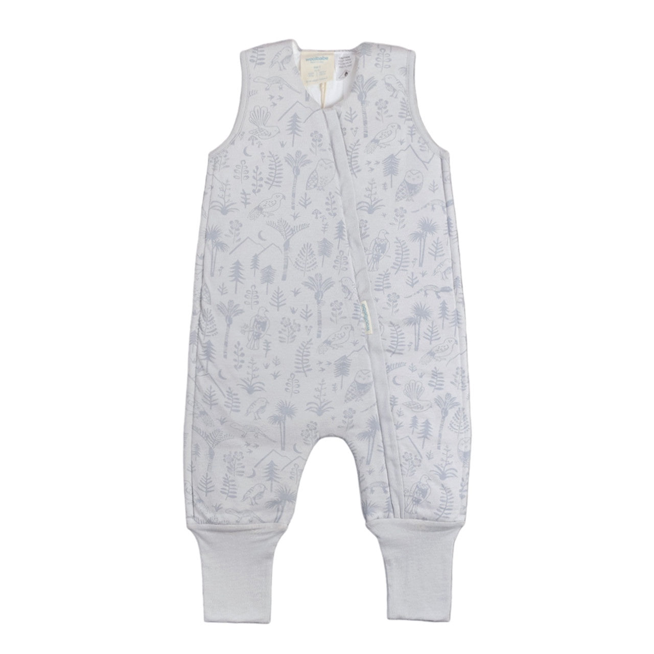 Duvet Sleeping Suit - Pebble Wilderness | Woolbabe