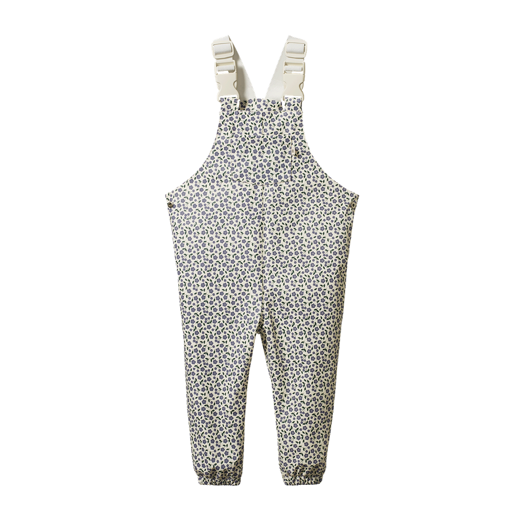 SPLASH OVERALLS - Briarwood Heron Print | Nature Baby