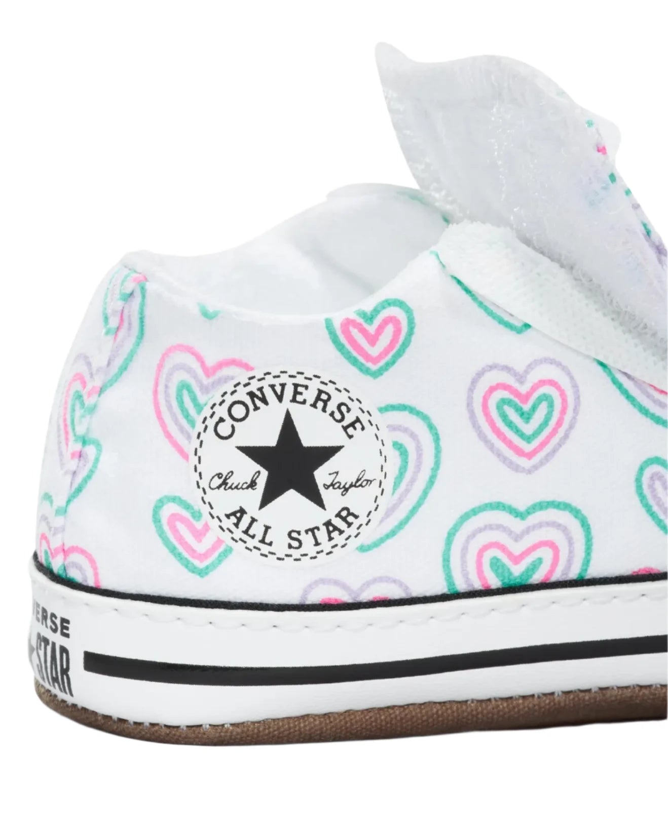 Chuck Taylor All Star Hearts Easy On Cribster Low Top White | Converse