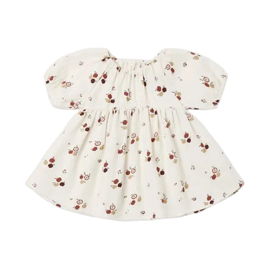 Bella Dress Apples - Natural | Quincy Mae