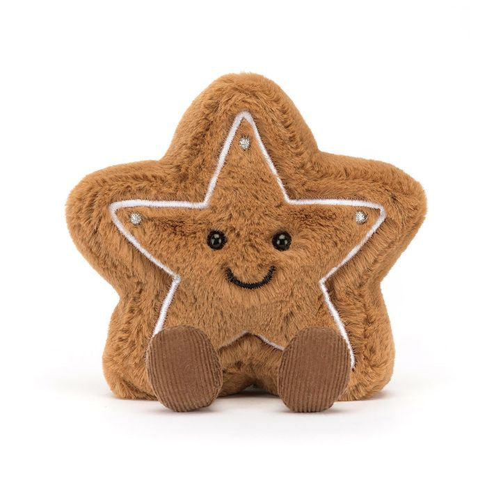 Amuseable Star Cookie Beige 3x10x13cm | Jellycat