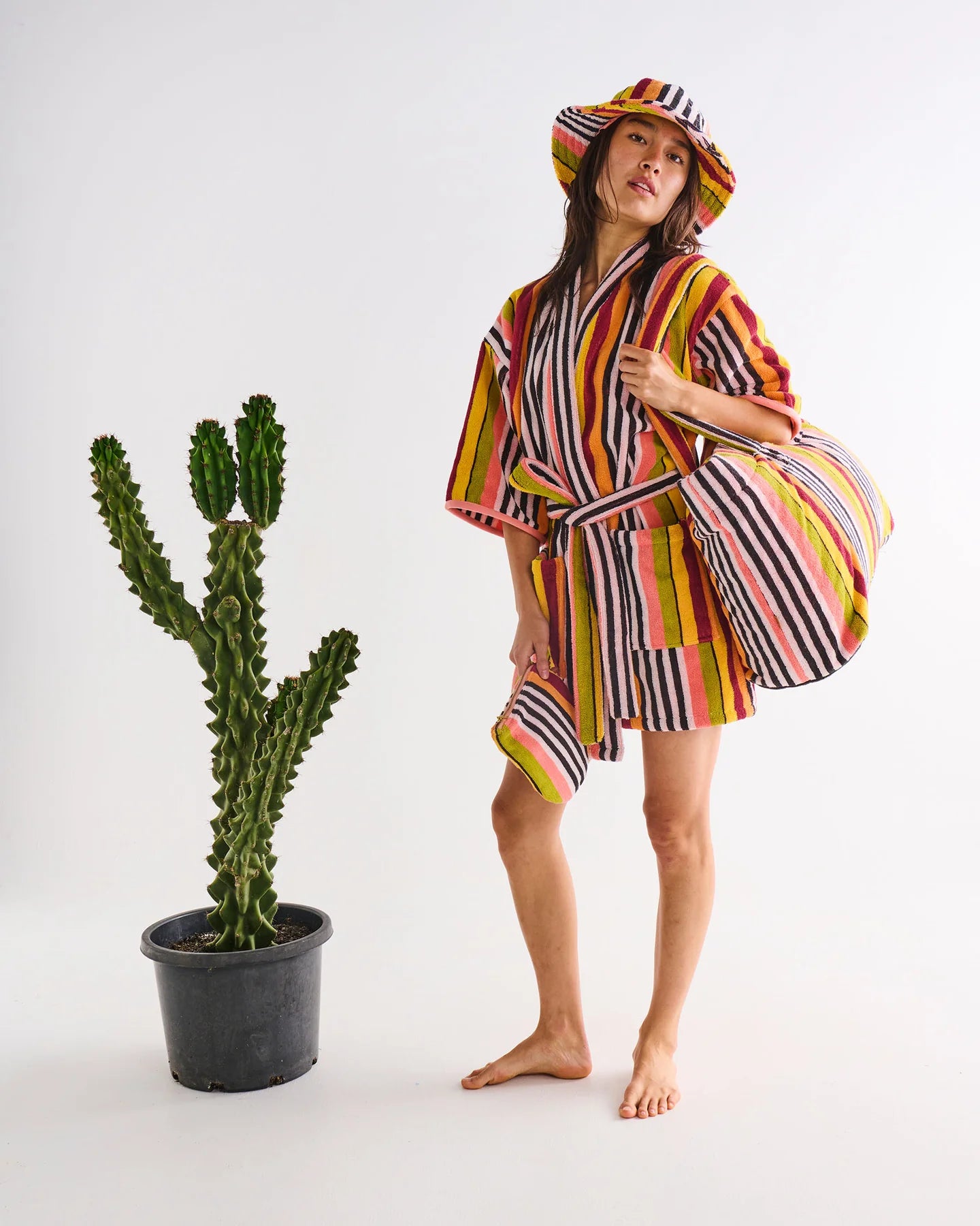 Casablanca Stripe Terry Oversized Beach Bag  |  Kip & Co