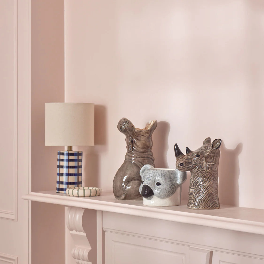 Harry Hippo Vase Multi-Coloured | Emporium