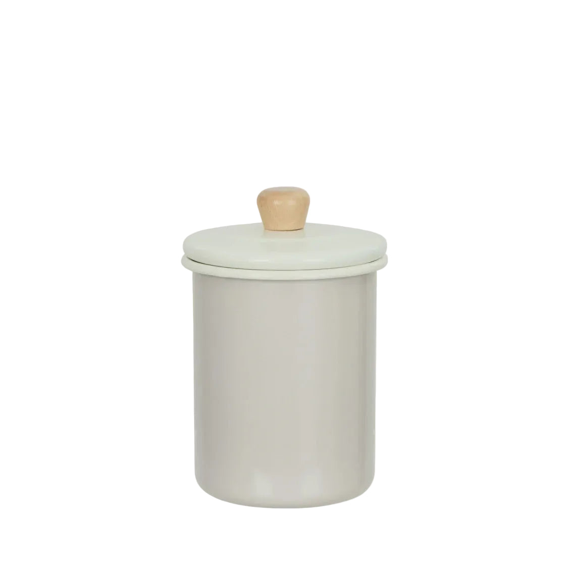 Daylesford Enamel Canister 1.7L Cream | Davis & Waddell