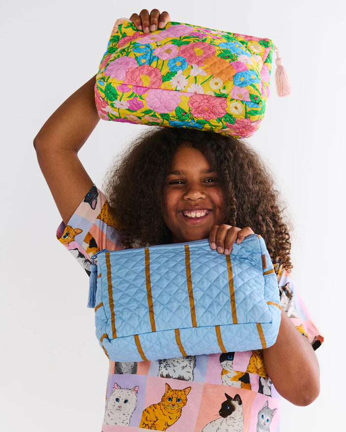 Follow the Sun Quilted Cotton Toiletry Purse  | Kip & Co