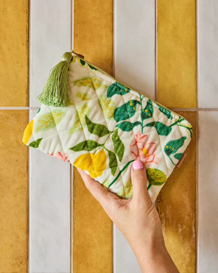 Wander Velvet Cosmetics Purse | Kip & Co