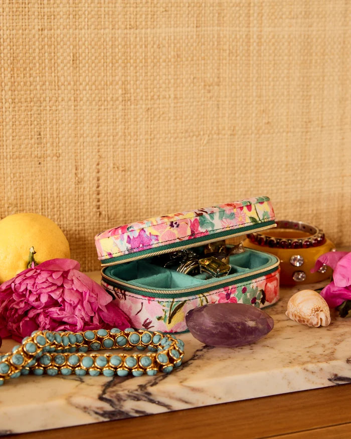 Alfresco Travel Velvet Jewellery Box | Kip & Co