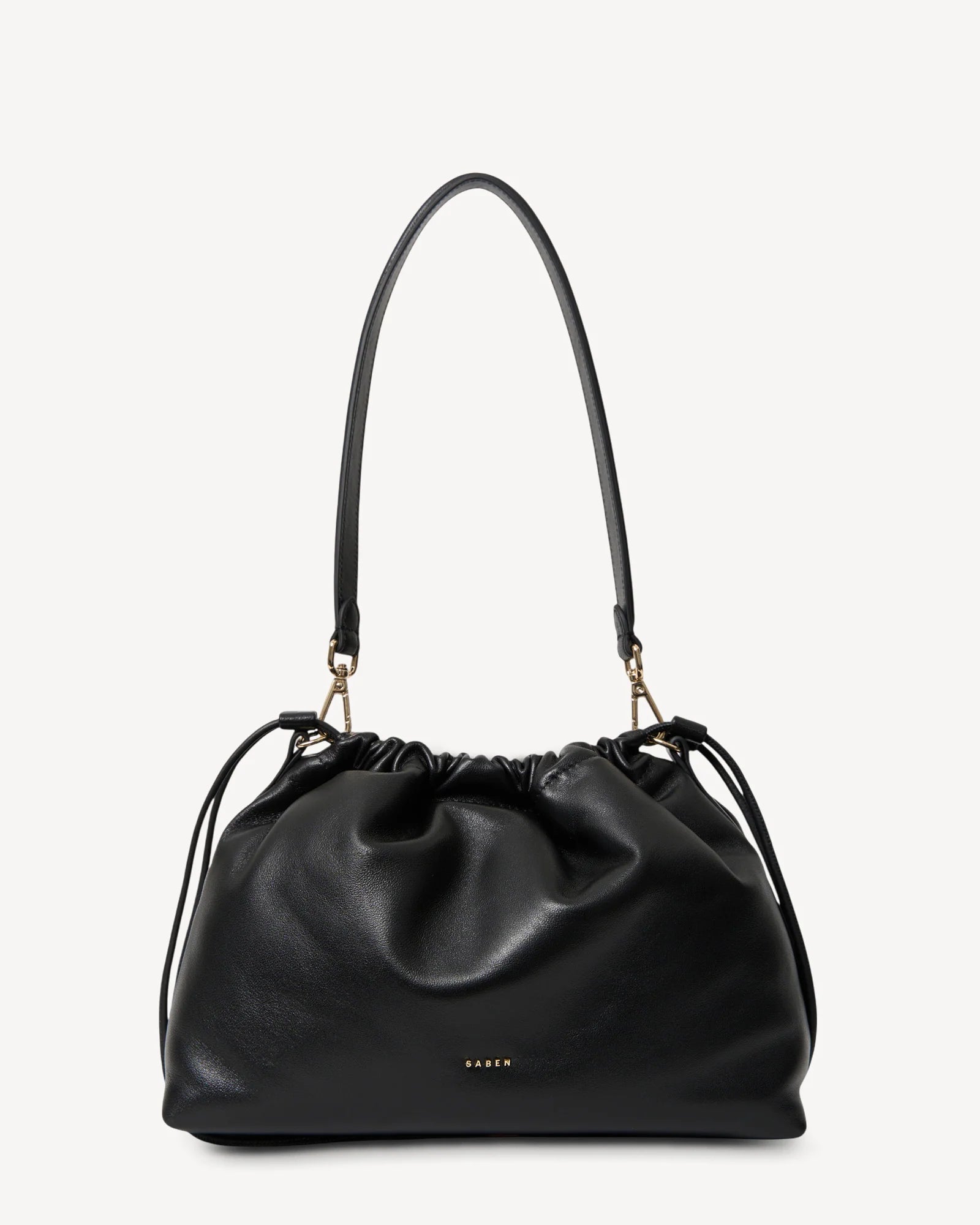 Ellis Shoulder Bag Black Softie | Saben