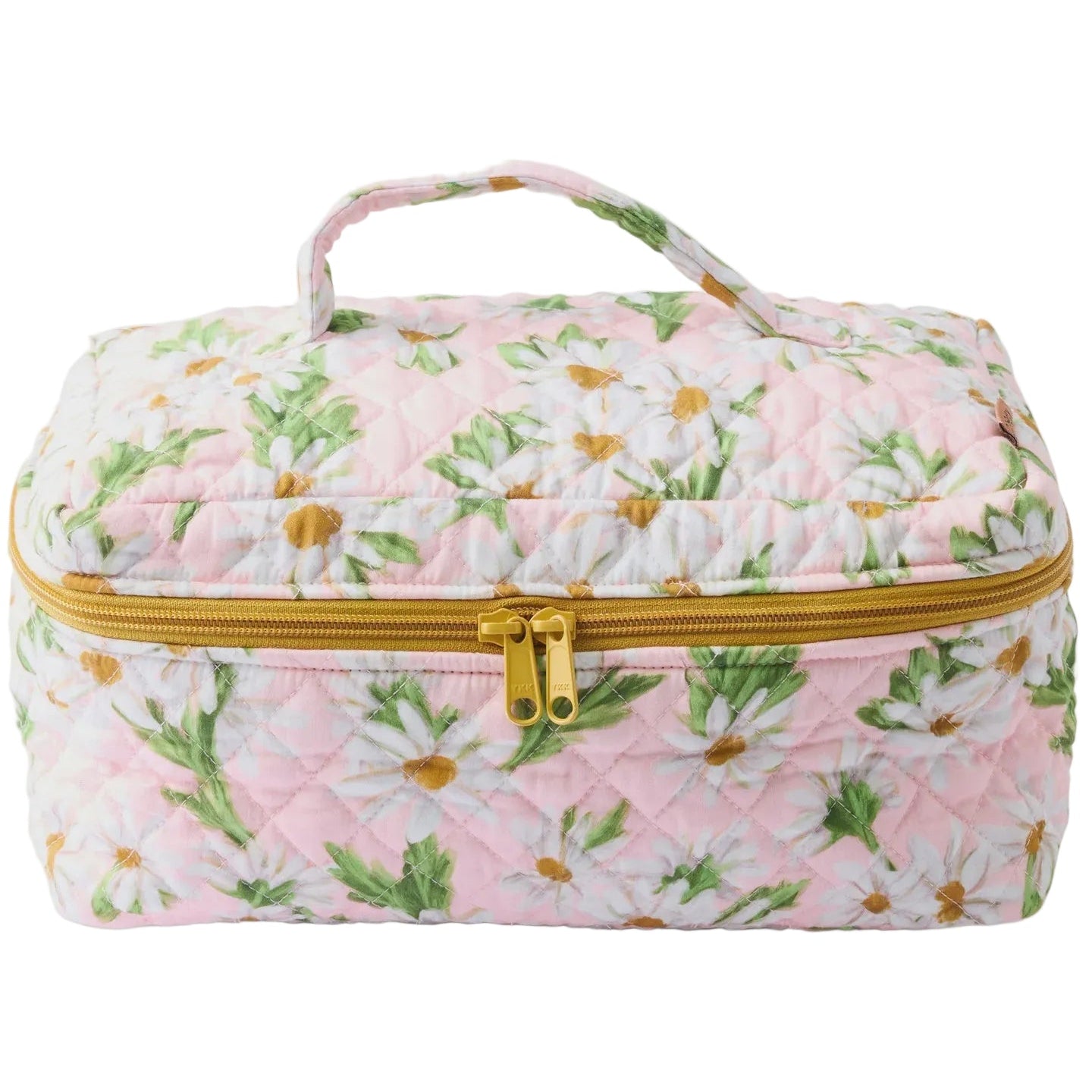 Sweet Daisy Quilted Cotton Toiletry Case | Kip & Co