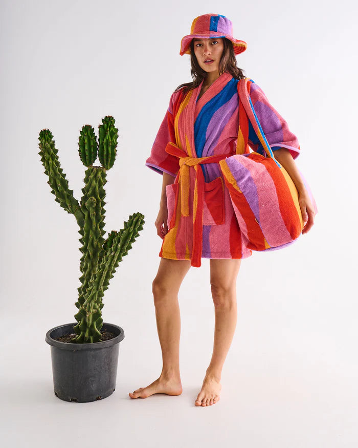 Surfs Up Terry Oversized Beach Bag One Size | Kip & Co